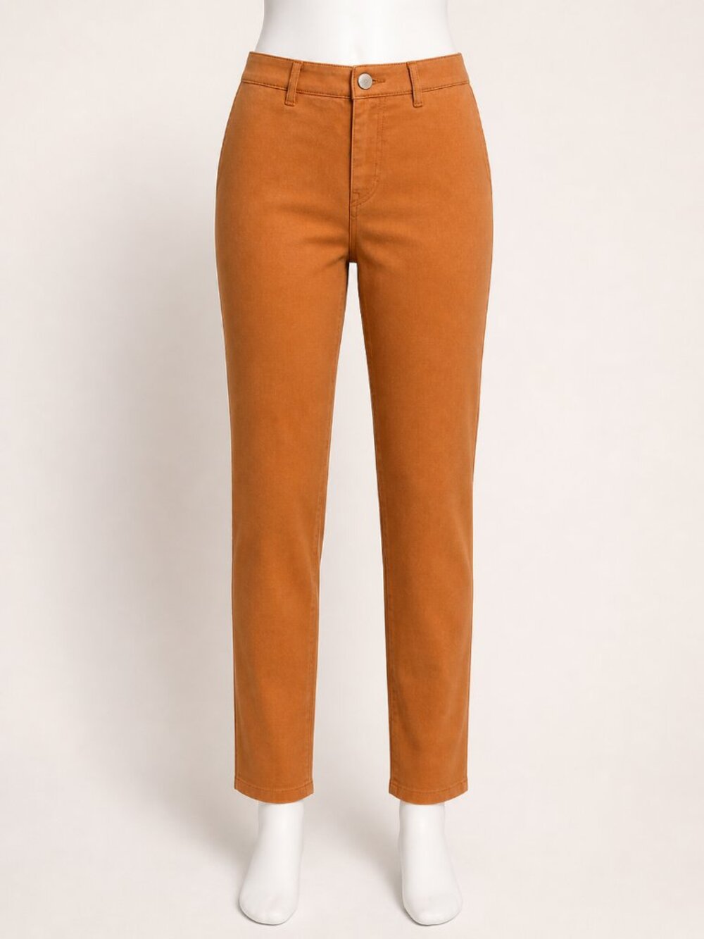 UniQlo Ultra Stretch Legging Pants Size Small Light Orange/Pumpkin Color